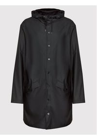 Rains Kurtka przeciwdeszczowa Unisex 12020 Czarny Regular Fit. Kolor: czarny. Materiał: syntetyk #12