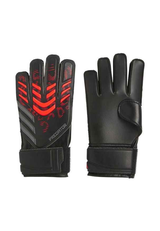 Adidas - Rękawice bramkarskie dla dzieci adidas Predator Training Goalkeeper. Kolor: czerwony, wielokolorowy, czarny. Sport: piłka nożna