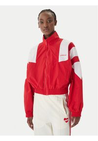 Adidas - adidas Bluza Blocked Washed KD8788 Czerwony Oversize. Kolor: czerwony. Materiał: syntetyk #1