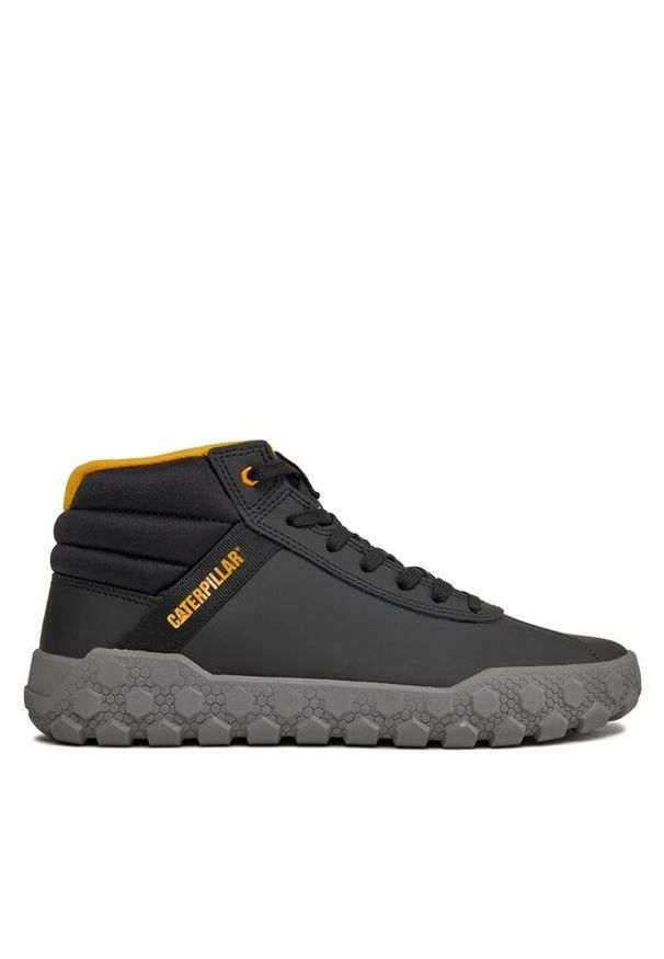 CATerpillar Sneakersy Hex + P111350 Czarny. Kolor: czarny. Materiał: skóra