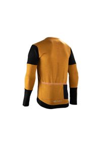 LEATT - Bluza rowerowa męska Leatt Jersey MTB Trail 4.0. Kolor: brązowy. Materiał: jersey