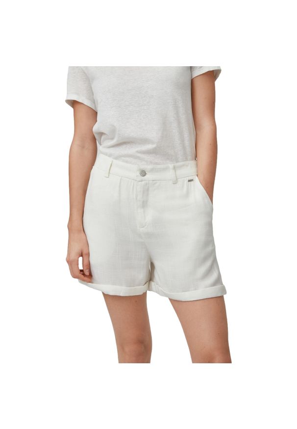 Spodenki damskie O'Neill Essentials. Kolor: biały. Materiał: materiał, wiskoza. Długość: krótkie