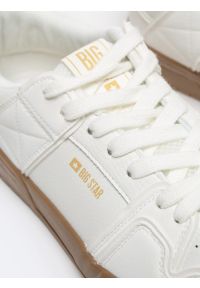 Big-Star - Sneakersy męskie z kontrastową podeszwą białe NN174093 101. Kolor: biały #7