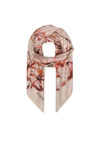 Guess Szalik 181033 Kolorowy. Kolor: beżowy. Materiał: poliester. Wzór: kolorowy #1