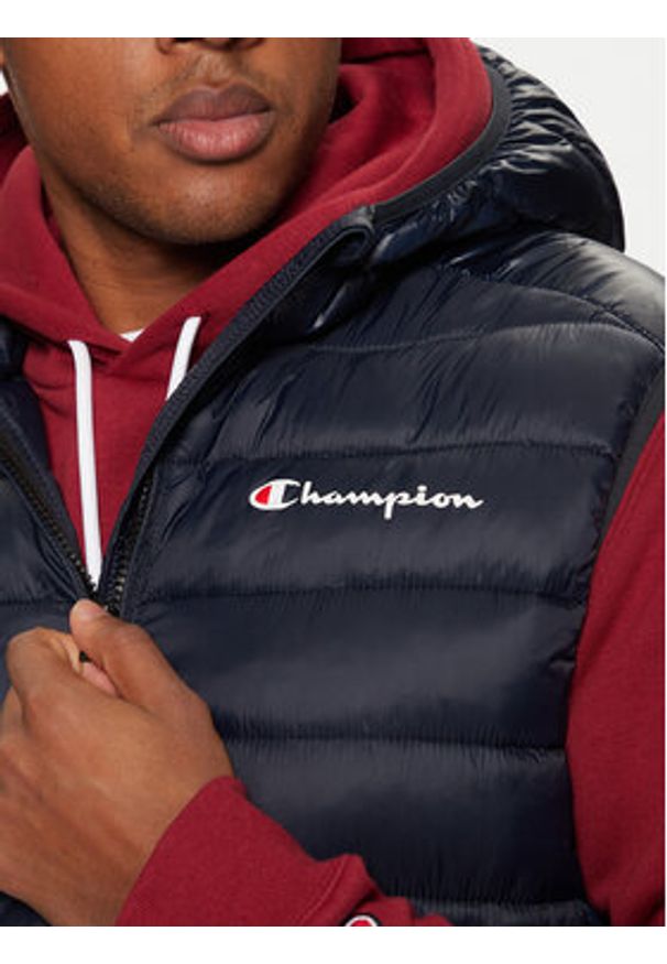 Champion Kamizelka 220341 Granatowy Regular Fit. Kolor: niebieski. Materiał: syntetyk