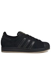 Adidas - Buty unisex adidas Originals Superstar II IH9317 - czarne. Zapięcie: pasek. Kolor: czarny. Materiał: zamsz, skóra, guma. Szerokość cholewki: normalna. Wzór: aplikacja. Sezon: lato. Model: Adidas Superstar #1