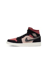 Buty do chodzenia unisex Air Jordan 1 Mid Canyon Rust. Kolor: beżowy, czarny, wielokolorowy. Sport: turystyka piesza #1