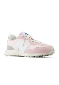 Buty dziecięce New Balance PH327CK – różowe. Okazja: na co dzień. Kolor: różowy. Materiał: zamsz, guma, skóra. Szerokość cholewki: normalna #5
