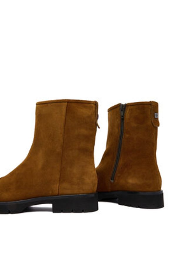 HÖGL Botki 0-101502-89000 Khaki. Kolor: brązowy. Materiał: zamsz, skóra