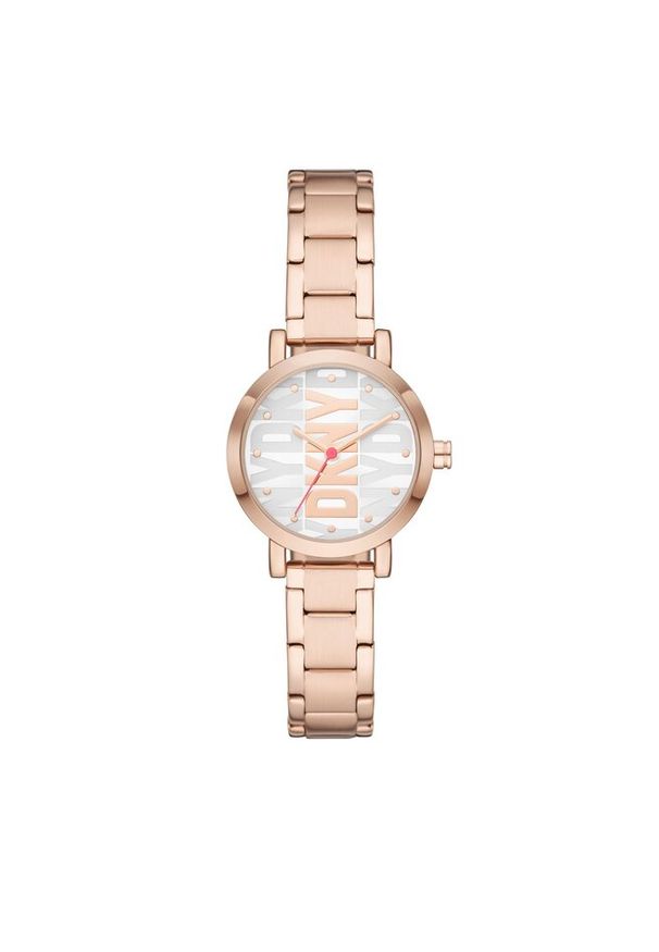 Zegarek DKNY. Kolor: różowy
