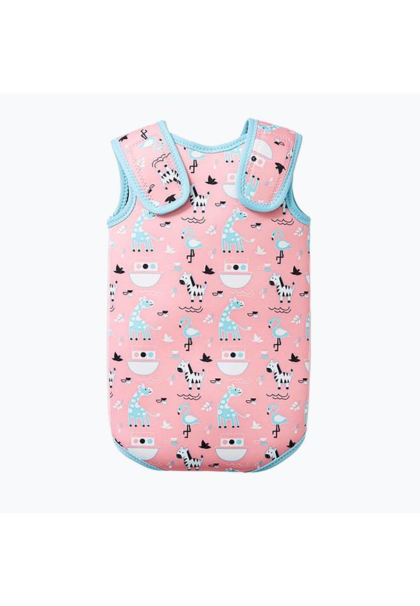 SPLASH ABOUT - Pianka do pływania dziecięca Splash About Baby Wrap Arka Niny. Kolor: niebieski, różowy, wielokolorowy