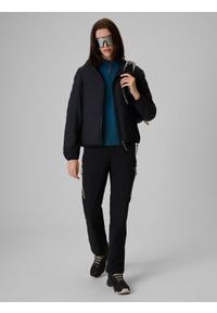 4f - 4F Spodnie trekkingowe szybkoschnące damskie - czarne XL. Kolor: czarny. Materiał: tkanina. Sezon: lato. Sport: turystyka piesza #1