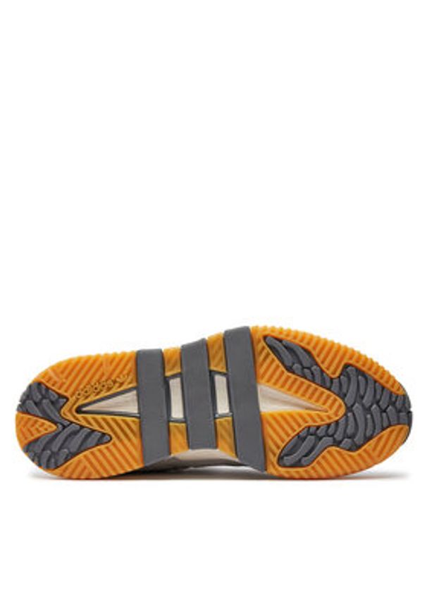 Adidas - adidas Sneakersy Niteball IG6143 Szary. Kolor: szary. Materiał: skóra, zamsz