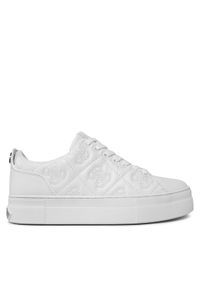 Guess Sneakersy Gianele4 FLPGN4 FAL12 Biały. Kolor: biały. Materiał: skóra