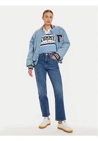 Tommy Jeans Jeansy Izzie DW0DW19600 Niebieski Straight Fit. Kolor: niebieski