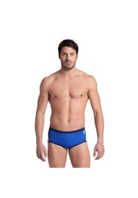 Arena - Slipy kąpielowe męskie arena Icons Swim Low Waist Short Solid. Kolor: niebieski