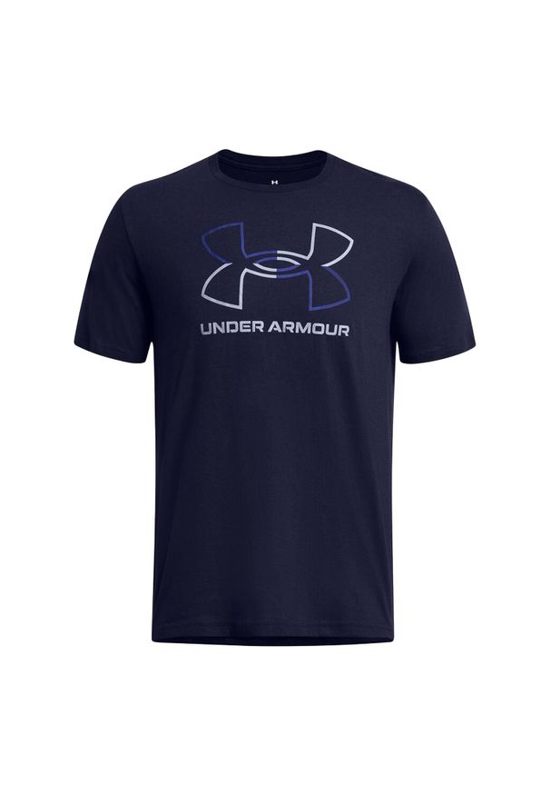 Under Armour - Męska Koszulka GL Foundation Uodate. Kolor: niebieski. Sport: turystyka piesza