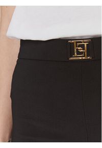 Elisabetta Franchi Spodnie materiałowe PA-T14-41E2-4421 Czarny Regular Fit. Kolor: czarny. Materiał: syntetyk #2