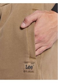 Lee Spodnie dresowe Ammonite L74LTJ85 112322424 Beżowy Relaxed Fit. Kolor: beżowy. Materiał: dresówka, bawełna #4