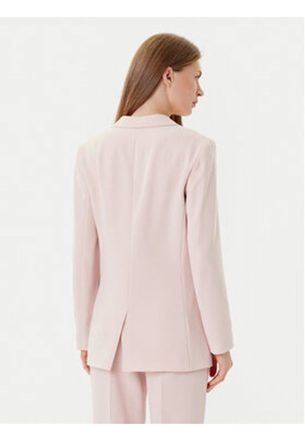 BOSS Marynarka Jocaluah 50490053 Różowy Regular Fit. Kolor: różowy. Materiał: syntetyk
