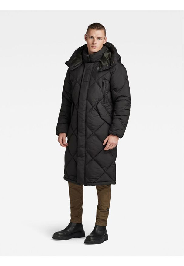 G-Star RAW - G-Star Raw Płaszcz zimowy G-Whistler D23633-D199-6484 Czarny Regular Fit. Kolor: czarny. Materiał: syntetyk. Sezon: zima