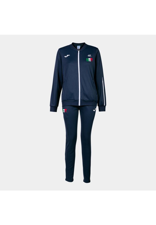 Damski dres włoskiej federacji tenisowej Joma. Kolor: niebieski. Materiał: dresówka. Sport: tenis