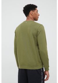 Calvin Klein Performance bluza dresowa męska kolor zielony z nadrukiem. Kolor: zielony. Materiał: dresówka. Wzór: nadruk