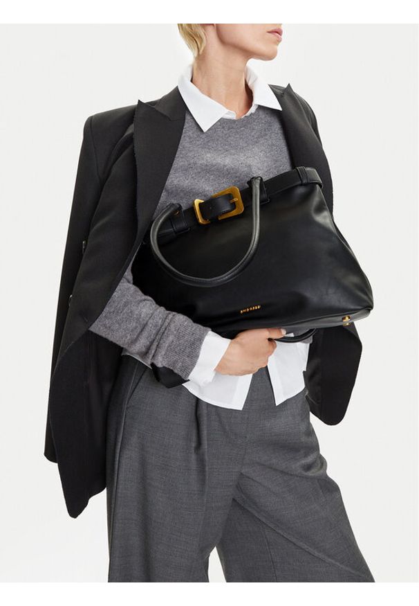 Gino Rossi Torebka CEO-ZINNA Czarny. Kolor: czarny