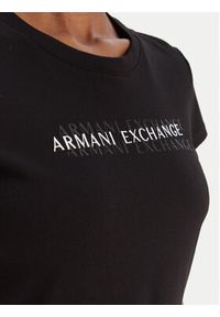 Armani Exchange T-Shirt XW002038 AF10356 UC001 Czarny Slim Fit. Kolor: czarny. Materiał: bawełna #5