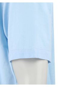 Koszula Weekendowa z Lnem, Krótki Rękaw - Brave Soul - Błękitna. Okazja: na co dzień. Kolor: niebieski. Materiał: bawełna, len. Długość rękawa: krótki rękaw. Długość: krótkie. Styl: casual #6