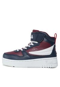 Fila Sneakersy Fxventuno Velcro Kids FFK0158.33064 Bordowy. Kolor: czerwony. Materiał: skóra