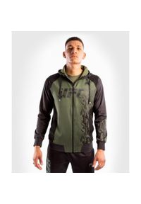 Bluza sportowa męska VENUM UFC Authentic Fight Week Zip. Kolor: czarny, zielony, wielokolorowy