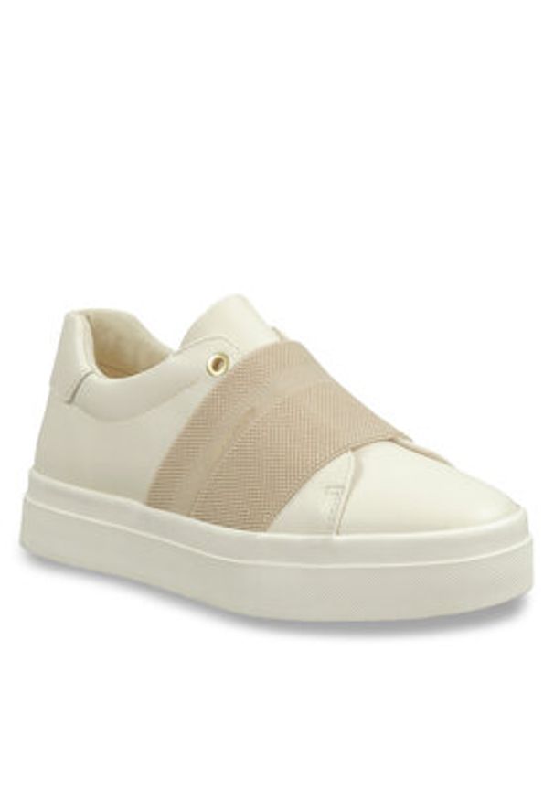 GANT - Gant Sneakersy Avona Sneaker 28531450 Beżowy. Kolor: beżowy. Materiał: skóra