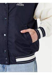 Guess Jeans Kurtka bomber W5YL15 WHAA2 Granatowy Regular Fit. Kolor: niebieski. Materiał: syntetyk #6