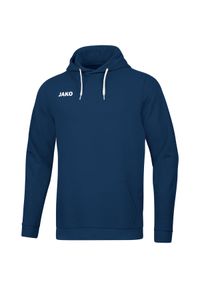 Bluza z kapturem Jako Base. Okazja: na co dzień. Typ kołnierza: kaptur. Kolor: niebieski. Styl: casual, sportowy #1