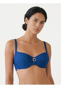 SELMARK - Selmark Góra od bikini BN312 Niebieski. Kolor: niebieski. Materiał: syntetyk #1