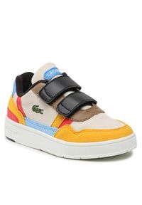 Lacoste Sneakersy T-Clip 222 3 Suc Off 7-44SUC0006HT3 Beżowy. Kolor: beżowy. Materiał: materiał #5