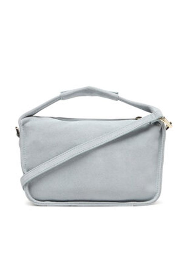 Patrizia Pepe Torebka 8B0316/L152-CB11 Szary. Kolor: szary. Materiał: zamszowe, skórzane