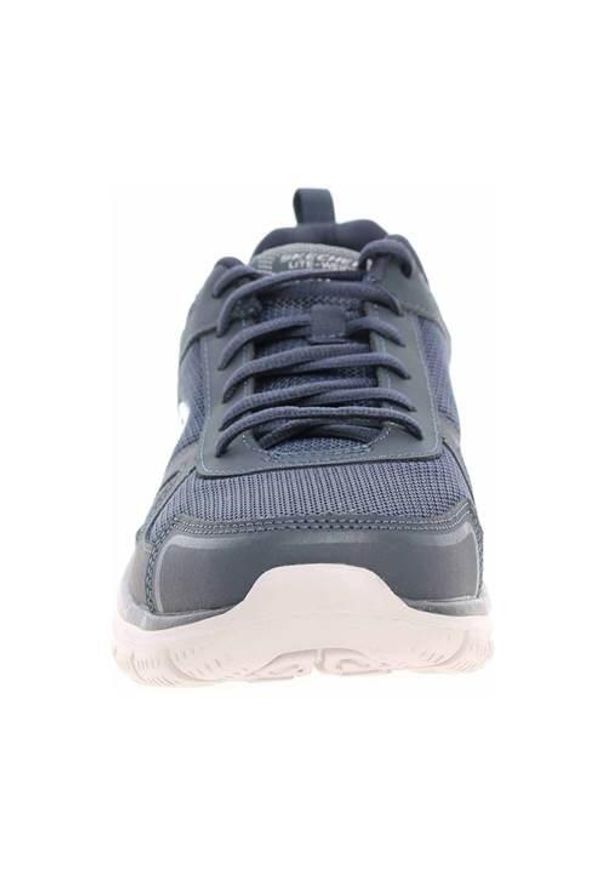 skechers - Buty do chodzenia męskie Skechers Track Scloric. Zapięcie: sznurówki. Kolor: niebieski. Materiał: materiał, syntetyk, tkanina. Szerokość cholewki: normalna. Sport: turystyka piesza