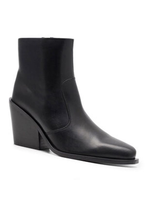 Badura Botki SABUGAL-110377 Czarny. Kolor: czarny. Materiał: skóra