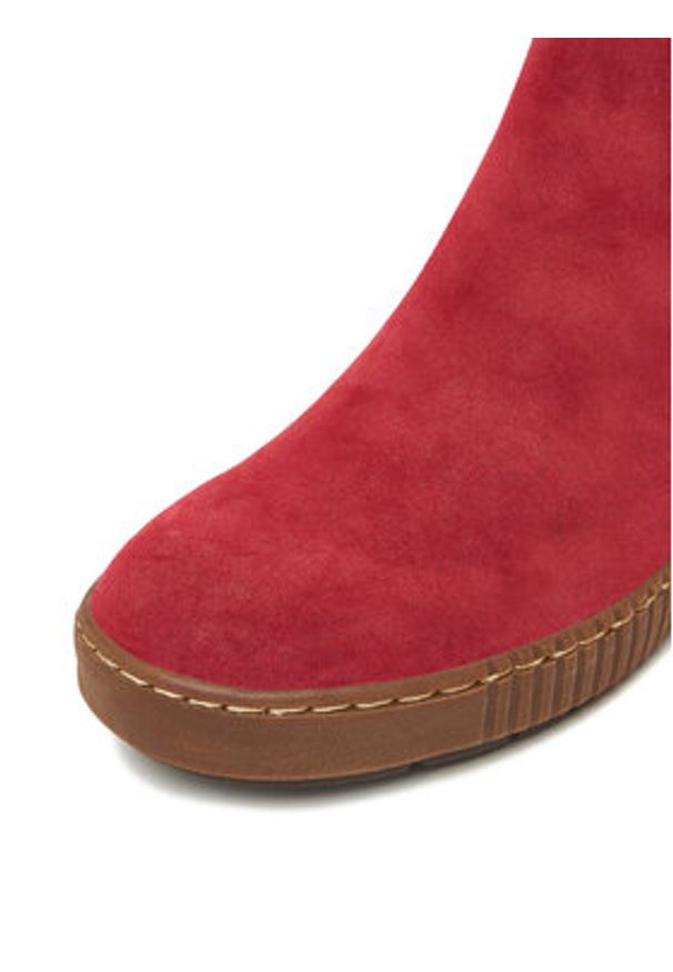 Go Soft Botki CEO-WS5586-07 Czerwony. Kolor: czerwony. Materiał: skóra