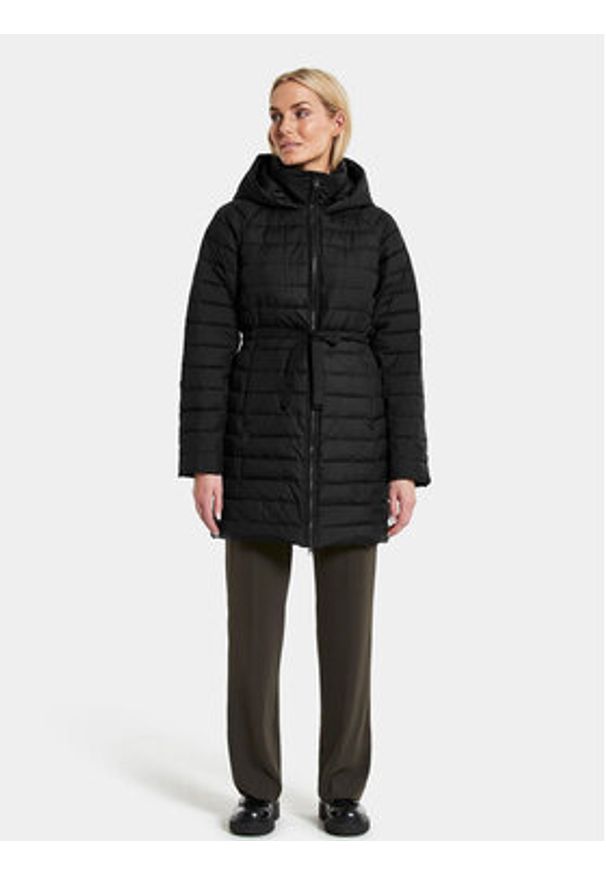 Didriksons Kurtka zimowa Karla 504316 Czarny Regular Fit. Kolor: czarny. Materiał: syntetyk. Sezon: zima