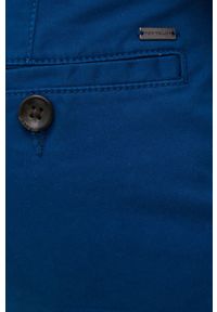 Tom Tailor Spodnie męskie dopasowane. Kolor: fioletowy. Materiał: tkanina, bawełna. Wzór: gładki #4
