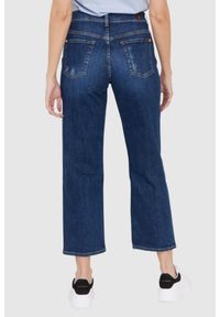 7 FOR ALL MANKIND Granatowe jeansy damskie THE MODERN STRAIGHT HERO, Rozmiar 27. Kolor: niebieski #5