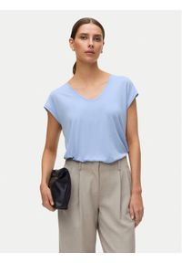Vero Moda T-Shirt Filli 10247666 Błękitny Relaxed Fit. Kolor: niebieski. Materiał: syntetyk #1