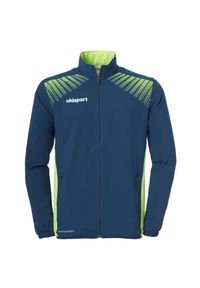 UHLSPORT - Kurtka prezentowa dla dzieci Uhlsport Goal. Kolor: niebieski, wielokolorowy, zielony. Sport: piłka nożna #1