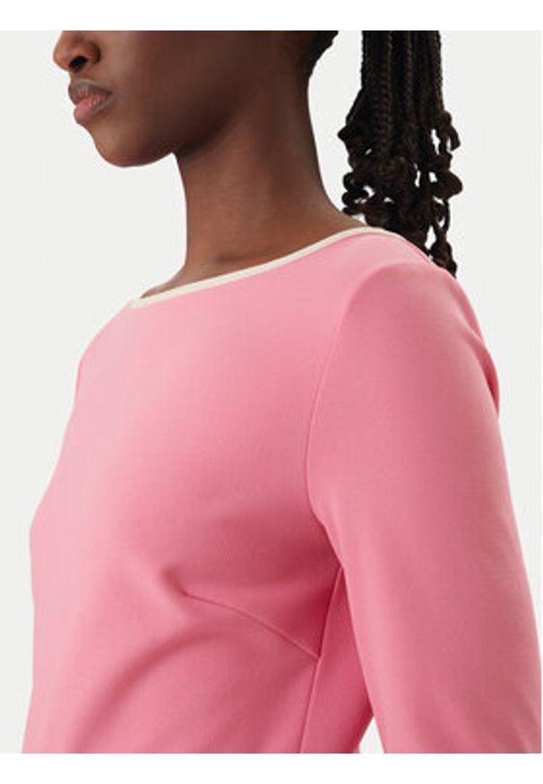 Rinascimento Sukienka koktajlowa CFC0127991003 Różowy Slim Fit. Kolor: różowy. Materiał: syntetyk. Styl: wizytowy