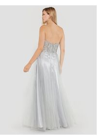 Swing Sukienka wieczorowa 5AE19200 Srebrny Regular Fit. Kolor: srebrny. Materiał: syntetyk. Styl: wizytowy