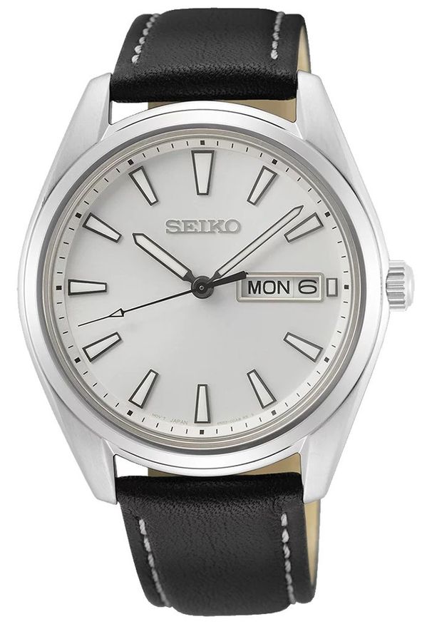 Seiko - Zegarek Męski SEIKO Quartz Classic SUR447P1. Styl: klasyczny