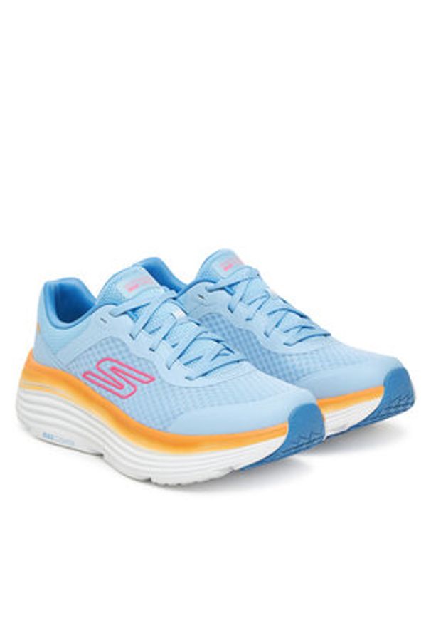 skechers - Skechers Buty do biegania Max Cushioning Endeavour 129470/BLOR Błękitny. Kolor: niebieski. Materiał: materiał